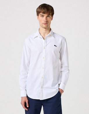Koszula Męska Wrangler Ls Shirt White Oxford W112350485