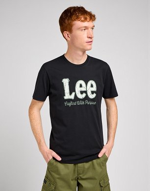 Koszulka Męska Lee Big Logo Tee Black L112349540