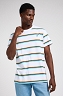 Koszulka Męska Lee Relaxed Stripe Tee Bright White L112350099