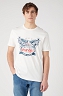 T-shirt Męski Wrangler Americana Tee Whisper White W70PEEW01