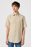 Koszula Męska Wrangler Ss 1 Pkt Shirt Plaza Taupe W112352189