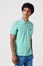 Polo Męskie Wrangler Refined Polo Shirt Green W112350393