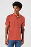 Polo Męskie Wrangler Refined Polo Shirt Burnt Sienna W112352859