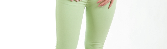 Spodnie zielone damskie
