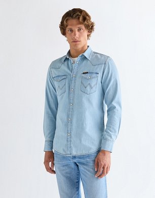 Koszula Męska Wrangler Western Shirt Riverbank 112378126