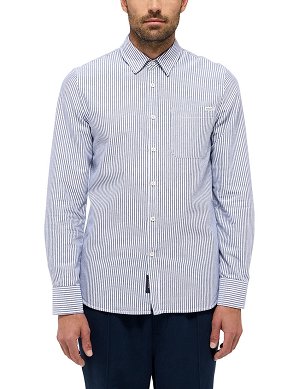 Koszula Męska Mustang Style Edinburg Dark Blue Stripe 1015907-12671