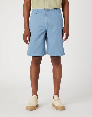 Szorty Męskie Wrangler Casey Chino Shorts Captains Blue W1C1FU84Z