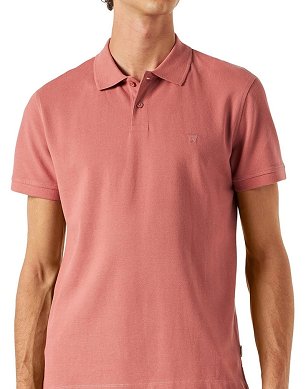 T-shirt Męski Wrangler Poloshirt Withered Rose W7X7K4XHZ