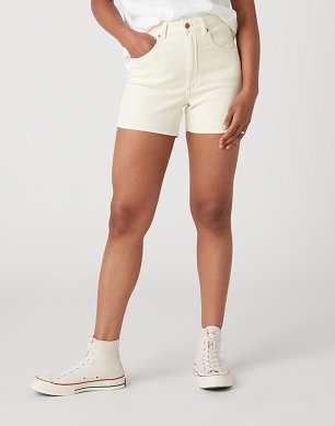 Szorty Damskie Wrangler Mom Short Yellowstone W22DMH29S