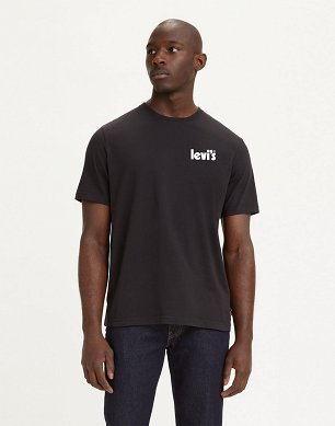 T-shirt Męski Levi`s® Relaxed Fit Tee Caviar 16143-0837