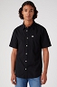 Koszula Męska Wrangler Ss 1 Pkt Shirt Black W5K0MB100