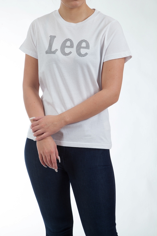 T-shirt Damski Lee Tee White L43DEH12