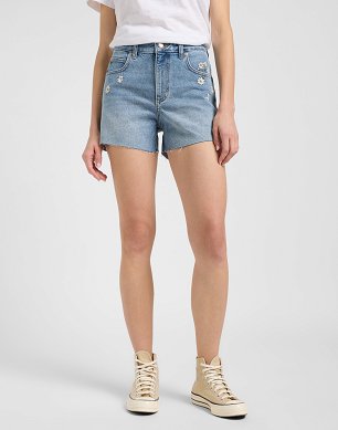 Szorty Damskie Lee Rider Short 3In Stir Up 112363785