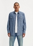 Koszula Męska Levi`s® Barstow Standard Fit Western Shirt Grant Mid Blue Chambray 85744-0067