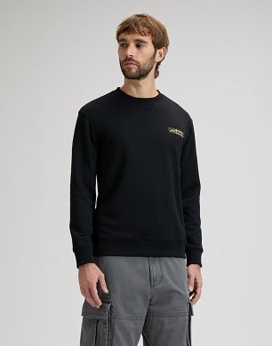 Bluza Męska Lee Small Logo Sws Black 112378757