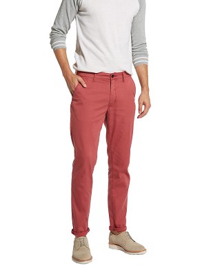 Spodnie Męskie Wrangler Chino BRICK Red W16LHE68G