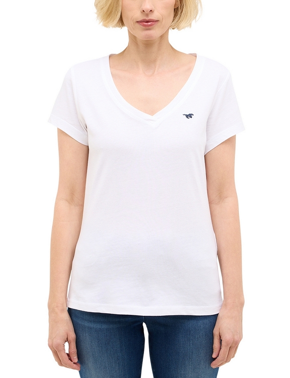 T-shirt Damski Mustang Style Beverly General White 1016517-2045