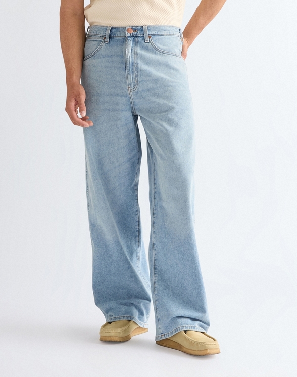 Spodnie Męskie Wrangler Baggy Dove Wing 112377846
