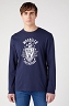 T-shirt Męski Wrangler Americana Tee Navy W70QEE114
