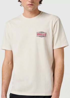 Koszulka Męska Wrangler Small Graphic Tee Vintage White 112362541