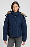 Kurtka Damska Lee Short Puffer With Hood Rivet Navy 112371016