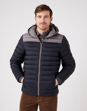 Kurtka Męska Wrangler Puffer Jacket Black W4B1WA100