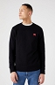 Bluza Męska Wrangler Sign Off Crew Black W661HA100