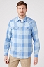 Koszula Męska Wrangler Western Shirt Cerulean Blue W5B42LXVT