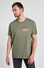 Koszulka Męska Lee Big Logo Tee Olive Grove 112355655