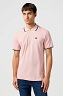 Koszulka Męska Wrangler Polo Shirt Silver Pink 112362688