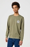 Bluza Męska Wrangler Graphic Sweatshirt Dusty Olive 112358371