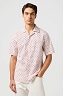 Koszula Męska Wrangler Ss Resort Shirt White Geo 112362762