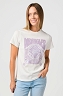Koszulka Damska Wrangler Regular Tee Worn White 112362320