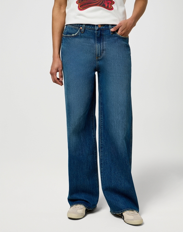 Spodnie Damskie Wrangler Loose Straight Yosemite 112371184