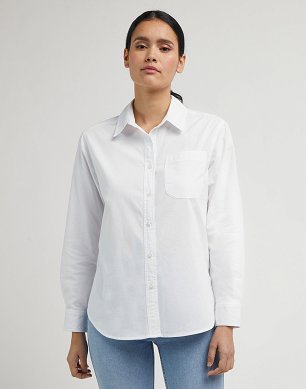 Koszula Damska Lee All Purpose Shirt Bright White LQ44PILJ