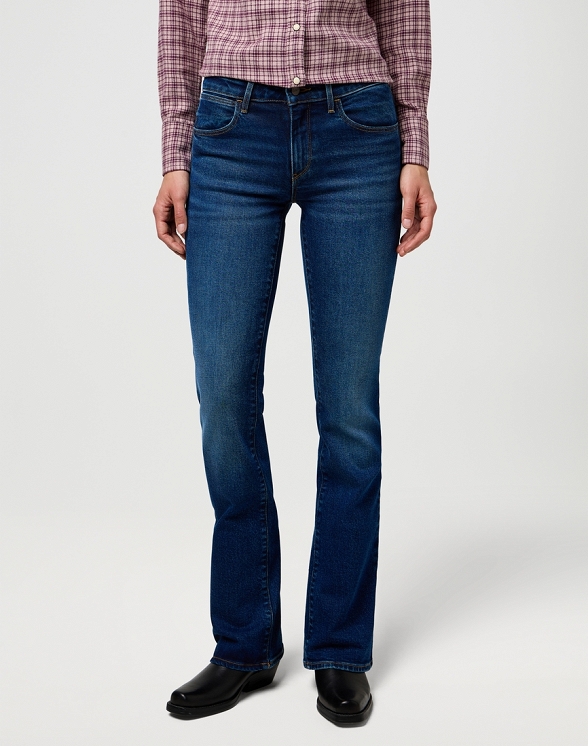 Spodnie Damskie Wrangler Bootcut Misty Moonstone 112372999