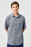 Koszula Męska Wrangler Ss 1 Pkt Shirt Navy 112362378