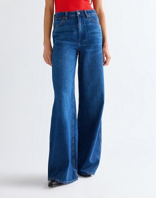 Spodnie Damskie Wrangler Canyon Eclipse Deep 112378704