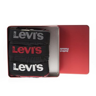 Bokserki Levi`s® Giftbox Chilli Stripes 3 Pack 37149-0075