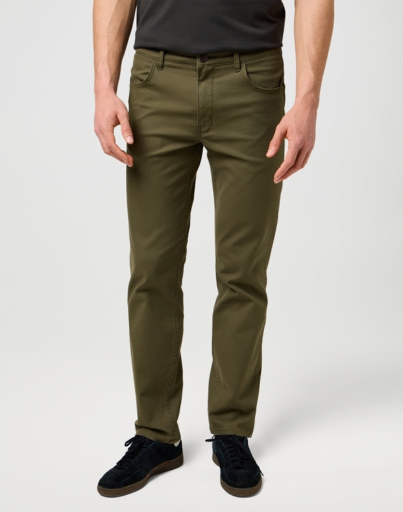 Spodnie Męskie Wrangler Greensboro Olive Night 112371389 Spodnie Męskie Wrangler Greensboro Olive Night 112371389