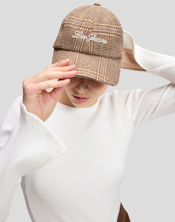 Czapka Damska Lee Check Cap Chocolate Torte 112389087