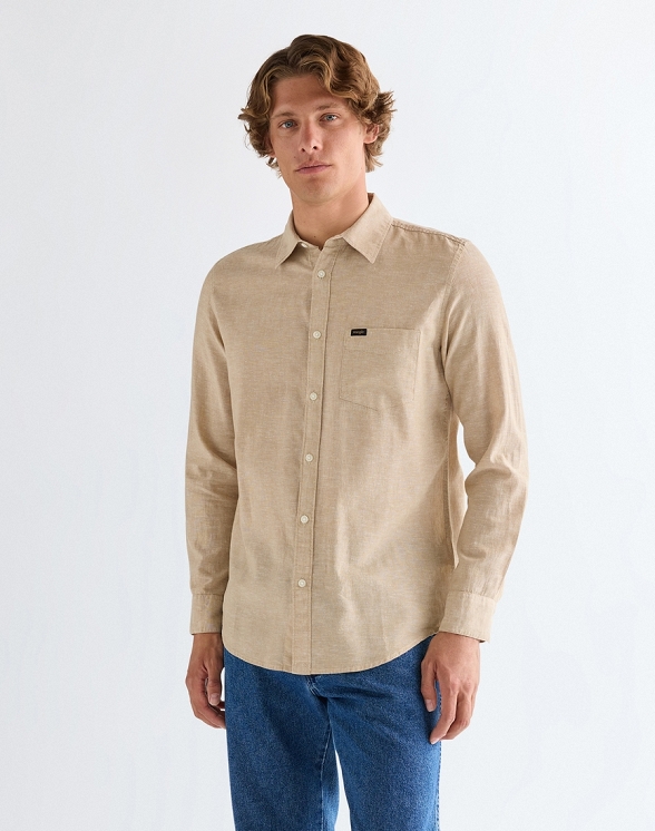 Koszula Męska Wrangler 1 Pkt Shirt Kelp 112378040