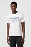 Koszulka Męska Wrangler Americana Tee Worn White 112371417