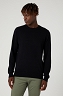 Sweter Męski Wrangler Crewneck Knit Black W8A0QJ100