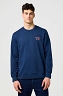 Bluza Męska Wrangler Graphic Crew Black Iris 112371426