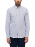 Koszula Męska Mustang Style Edinburg Dark Blue Stripe 1015907-12671