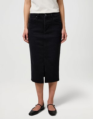 Spodnica Damska Wrangler Pencil Skirt Ghostly Granite 112371159