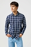 Koszula Męska Wrangler 1 Pkt Shirt Indigo Plaid 112362897