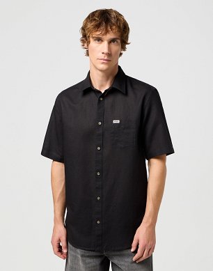 Koszula Męska Wrangler Ss 1 Pkt Shirt Black Beauty 112352190