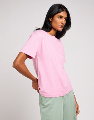Koszulka Damska Lee Relaxed Crew Tee Sugar Lilac 112350207